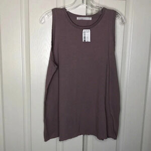 DOUBLE ZERO RIBBED Neck Sleeveless Tee